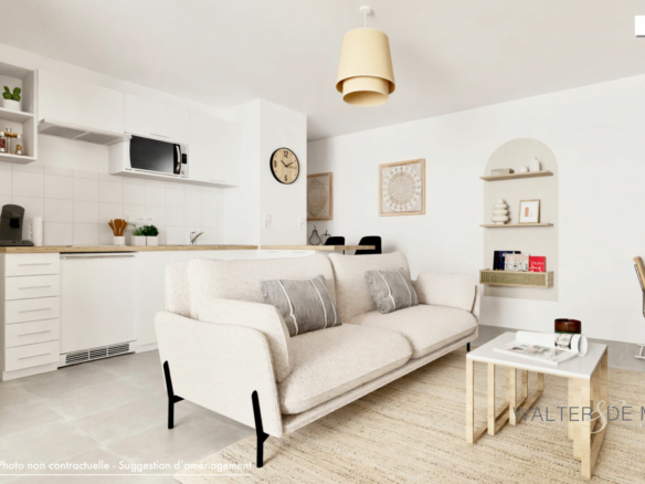 Appartement 2 pièce(s) 48 m²