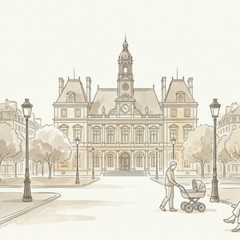 Croquis d'art arbitrage patrimonial et conseil familial à Paris 3e - Walter & de Maison