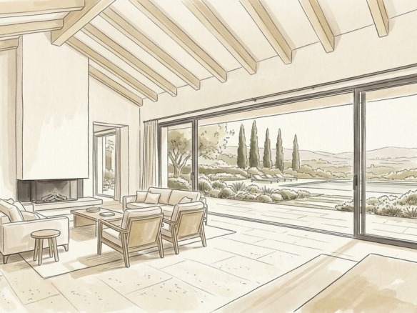 Croquis d'art villa familiale en indivision et rachat de soulte à Saint-Orens-de-Gameville - Walter & de Maison