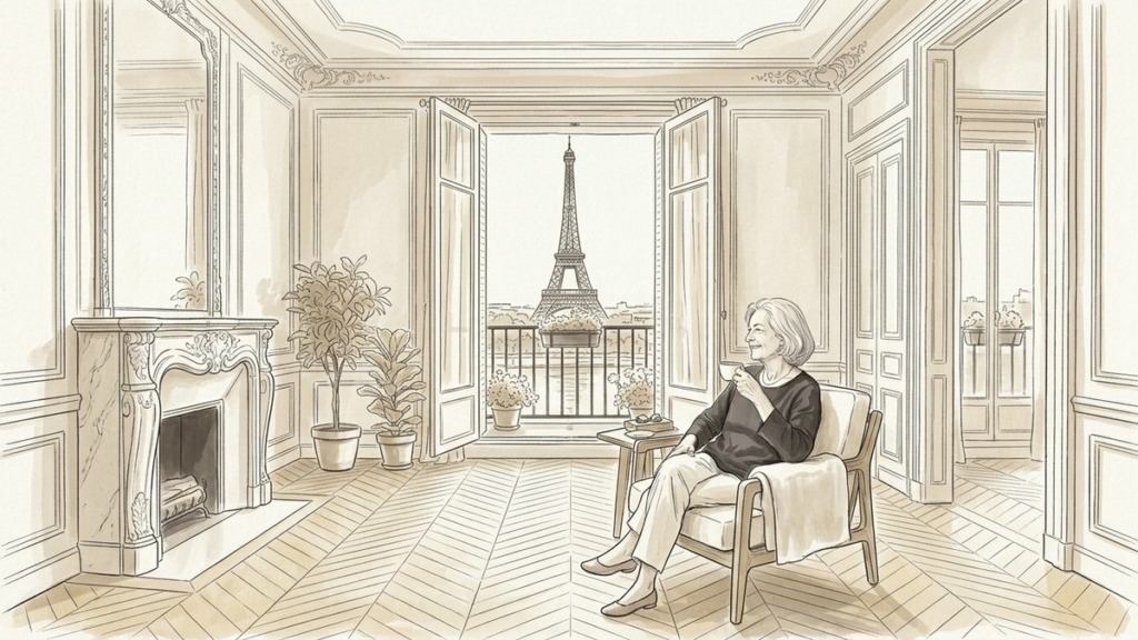 Appartement de réception avec vue Tour Eiffel à Paris 16e : chiffrer la surcote réelle lors de la vente