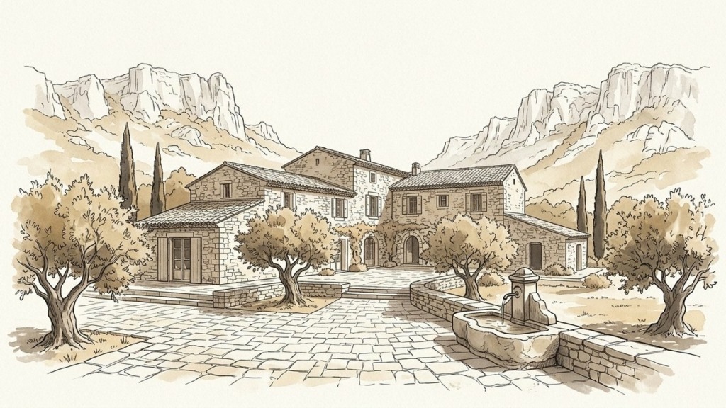 Mas provençal avec oliveraie ou maison de village rénovée à Saint-Rémy : chiffrer la surcote réelle