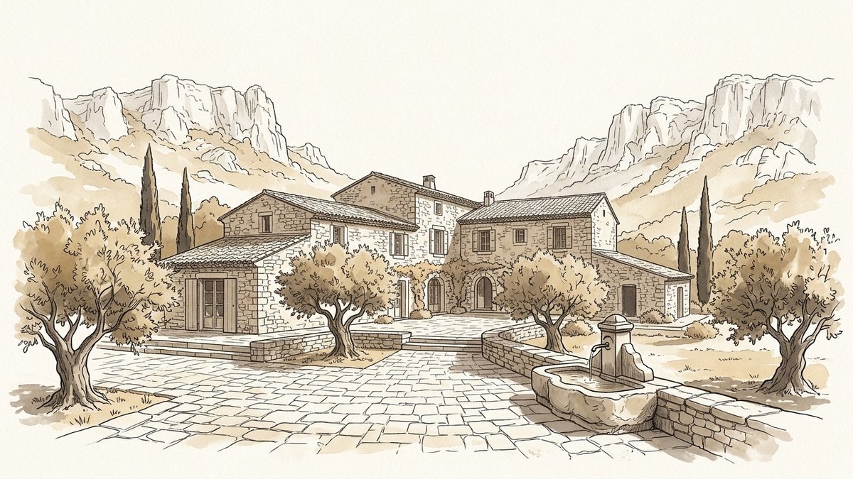 Mas provençal avec oliveraie ou maison de village rénovée à Saint-Rémy : chiffrer la surcote réelle