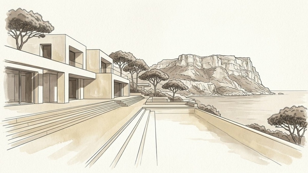 Villa vue mer panoramique sur le Cap Canaille à Cassis : comment chiffrer la surcote réelle lors de la vente ?